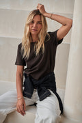 Classic Crew T Shirt - Chocolate